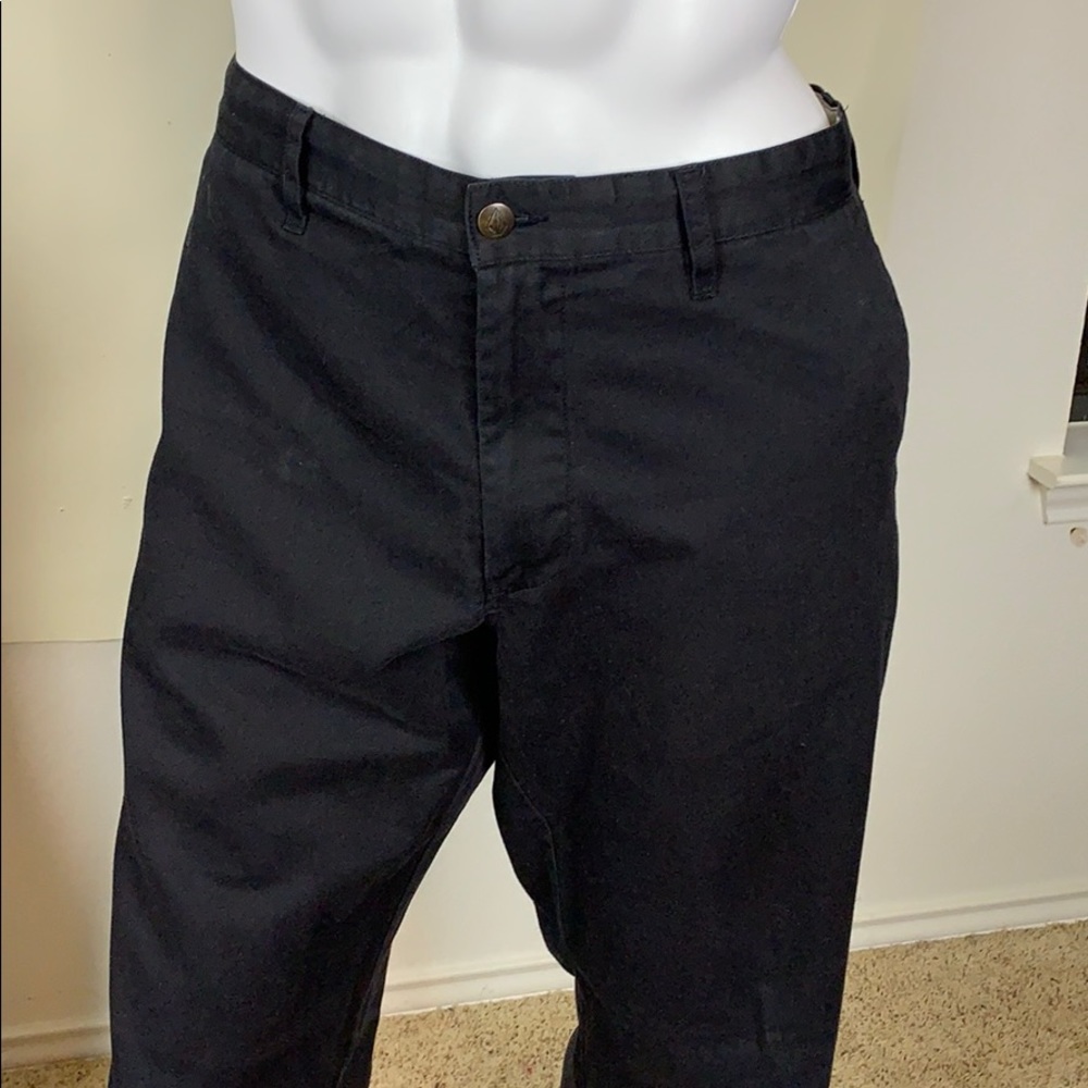 Men’s black Volcom relaxed fit pants size 38 - Picture 2 of 8